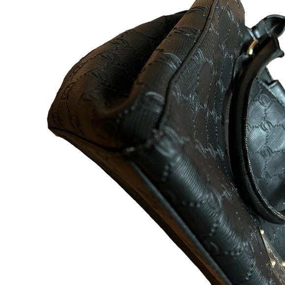 BEBE Black Shoulder Bag Purse - Picture 8 of 12